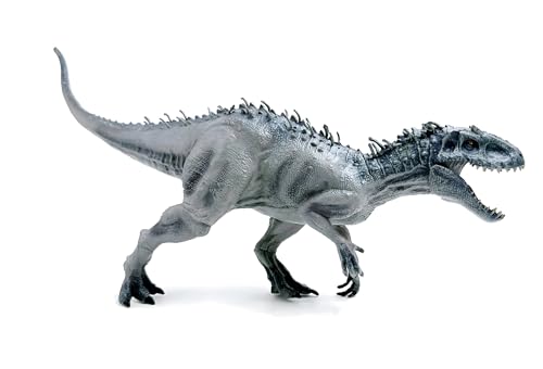 Image of 24x7 eMall Dinosaur Toy Dinosaur Action Figure Kids Toys Realistic Large Model Size - 38 X 20 Cm - Grey T-Rex Tyrannosaurus rex