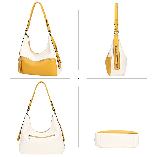 Image of Over Earth Genuine Leather Hobo Bags for Women Medium Soft Purses Casual Shoulder Bag and Handbags