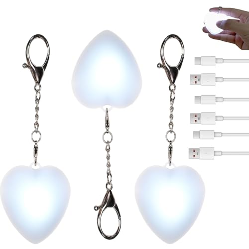 Love Wallet Tote Bag Touch Sensing Light, Purse Light for Women, Rechargeable Mini Flashlight with LED Automatic Sensor, Heart Bags Handbag Accessories with Motion Sensor for Women Gift