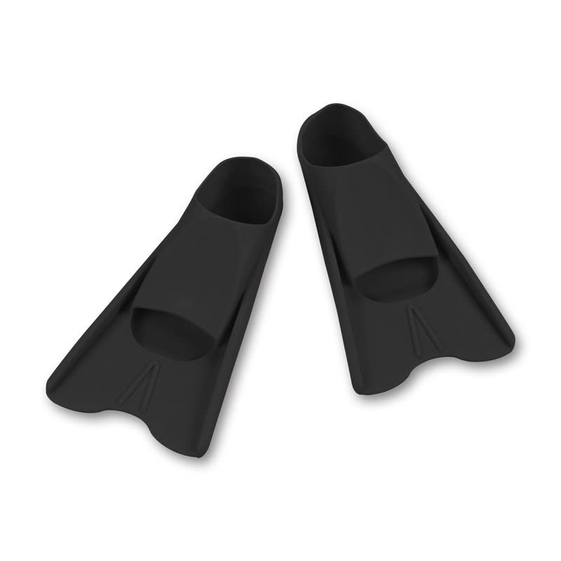 DRUNA - Aletas de Natación Cortas | Cómodas y Antideslizantes | para Adultos y Niños | Fortalecen Piernas y Pies | Ideales para Entrenamiento en Piscina y Buceo, Colores Variados, TPE