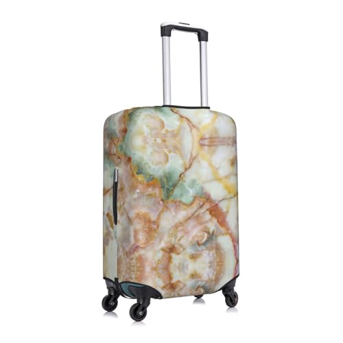 Golden Marble Print Luggage Suitcase Cover Protector Luggage Washable Covers With Concealed Zipper3