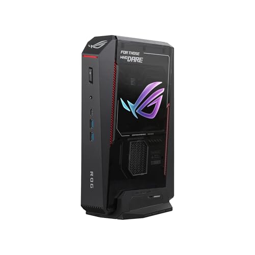 Image of ROG NUC 16 AI Gaming Mini PC with Intel Core Ultra 9 290HX Plus, NVIDIA GeForce RTX 5080 Mobile GPU, 32GB DDR5 RAM, 1TB PCIe Gen4 SSD, Wi-Fi 7, Thunderbolt 4, Triple-Fan Cooling, 3-Year Warranty