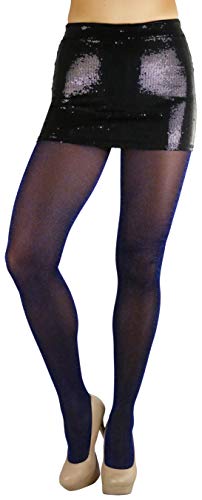 Image of ToBeInStyle Women's Shine & Shimmer Pantyhose Opaque Lurex Tights