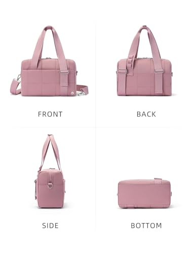 Image of WESTBRONCO Small Puffer Crossbody Bags for Women, Mini Puffy Quilted Gym Bag Lightweight Tote Bag with Zipper Compartments