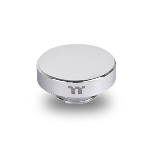 Image of Thermaltake Pacific F-Pro Stop Plug with O-Ring Chrome G 1 /4 Thread DIY LCS Fitting CL-W439-CU00SL-A