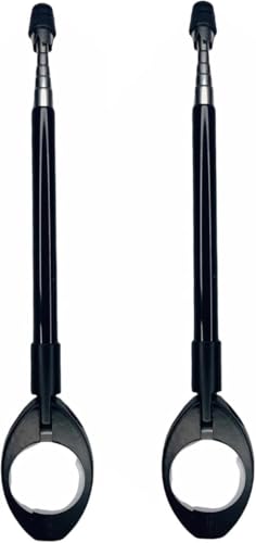 KIT 2 Antenas Aparador Corta Linha de Pipa - Moto Retrátil 7 Estágios Especificações: - Inox - Dobrável Guidão Inox - IMPORT PREMIUM