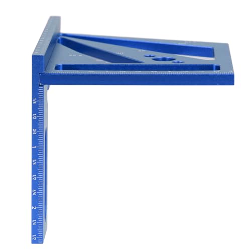 Règle de menuiserie aluminium équerre de mesure angle outil traçage - 4