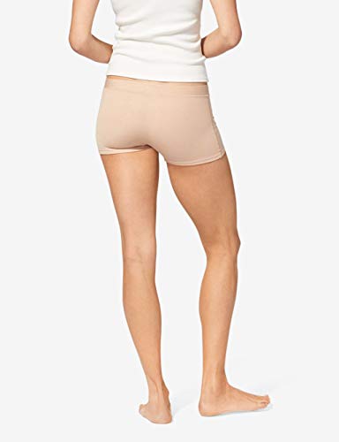Tommy John Women's Second Skin Boyshort Panties - 3 Pack - Comfortable Boxer Brief Underwear for Women (Maple Sugar/Blush/Winetasting, X-Large) - Thumbnail 3