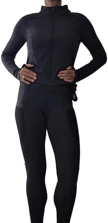 Women's 3 Piece Workout Set, Gym Outfits for Women with Sports Bra, Workout Jacket & High-Waisted Leggings,Yoga Outfit - Image 7