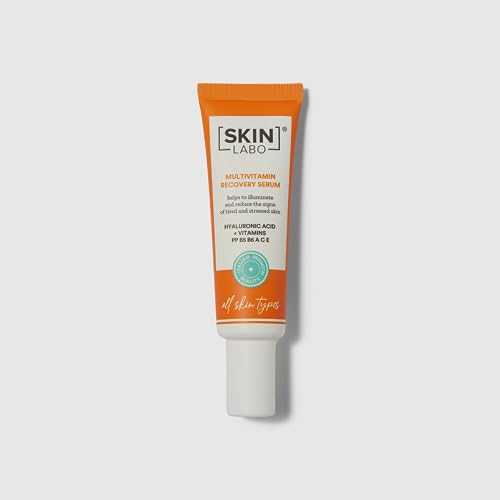 SkinLabo – Crema de recuperación multivitamínica, acción recuperación en el rostro, ilumina la piel con ácido hialurónico y vitamina C – 30 ml (Antigua Versión)