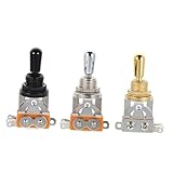 CIMAXIC メタルピックアップ ギターピックアップスイッチ 3ウェイギターセレクター 頑丈で色あせしにくい 滑らかな表面 組み立て簡単