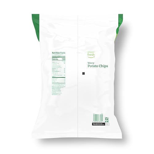 Amazon Fresh, Wavy Potato Chips, 11 Oz (Previously Happy Belly, Packaging May Vary) - Image 3