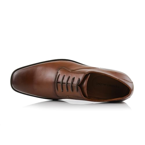 Image of Ferro Aldo Men's Classic Cap Toe Oxford Dress Shoe Collection | Perfect for Formal, Business, and Wedding Attire