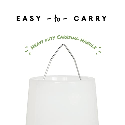 Harris Farms Free Range Hanging Poultry Feeder | Twist Lock Base | 10 Pound #TOP5