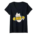 Photo Gallery donna skateboarder cat skateboarding su skateboard grind area maglietta con collo a v Photo Gallery donna skateboarder cat skateboarding su skateboard grind area maglietta con collo a v