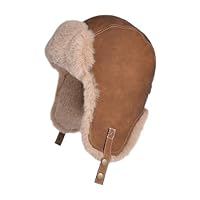 TAGVO Winter Trapper Mütze mit Ohrklappen, Dicke Fliegermütze für Herren und Damen, Russische Ushanka Bombermütze, Winddichte Fleecegefütterte Wintermütze für kaltes Wetter im Freien
