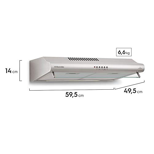 Electrolux DEPURADOR 59,5CM DE PAREDE INOX (DE60X) 220V - Imagem 2