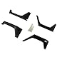 LCX Racing 1/10 RC Crawler Auto Nylon Schmutzfänger Fender Flare für Axial SCX10 II Wranger Body (4 Stück), Upgrades Parts Zubehör