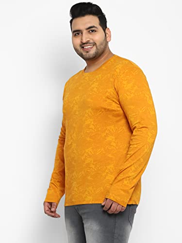 Image of Urbano Plus Men's Printed Full Sleeve Regular Fit Cotton T-Shirt