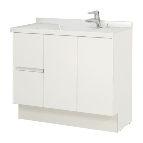 LIXIL(リクシル) INAX エスタ 化粧台本体 ホワイト×プレーンネオホワイト NSV1H-90W5Y-G/VP1H
