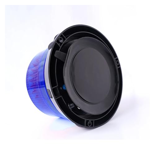 Feu stroboscopique LED bleu solaire rechargeable à base flexible - 4