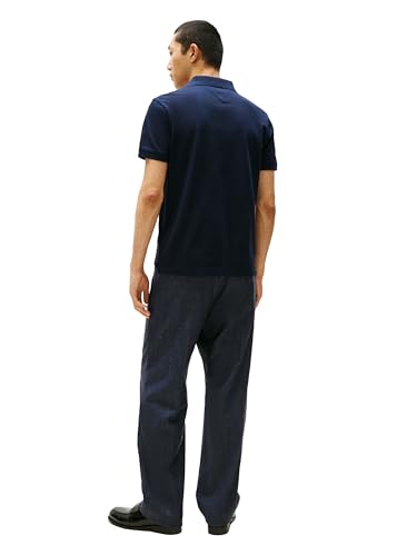 Image of Tommy Hilfiger Men's Short Sleeve Casual Polo Shirts in Regular Fit with Hidden Placket Design