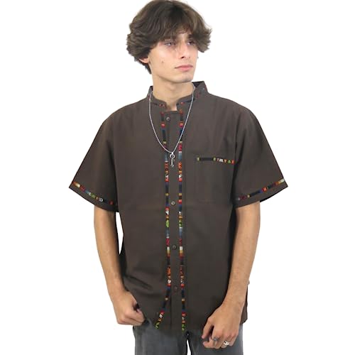 Traditional Mexican Toluca Shirt for Men, Guayabera Style Men's Shirts for Summer, Casual, Cultural & Wedding