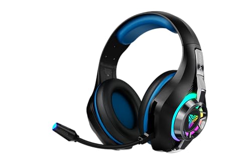 Ordtop Wireless Gaming Headphones, RGB Lighting