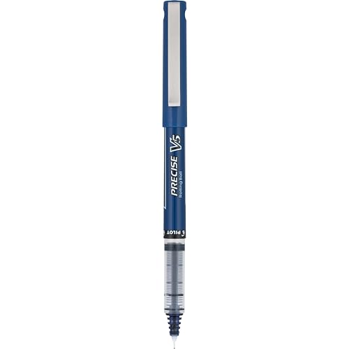 PILOT Precise V5 Rollerball Pens, Extra Fine Point 0.5mm, Navy, 12-Pack - image 3