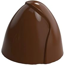 Luis Amado Chocolate Academy CM 3437 Clear Polycarbonate Chocolate Mold Candy Mould with 24 Layered-Cone Cavities, Each 32mm x 31mm x 28mm High
