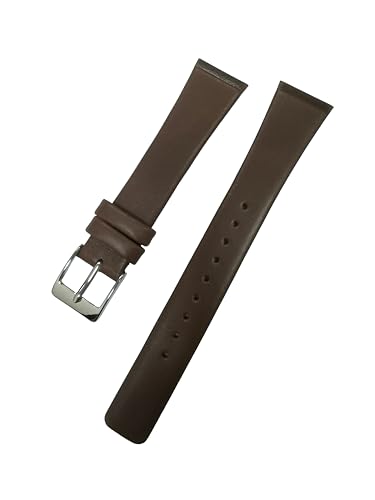 NZZXTO Replacement Leather Watch Band for Skagen Bering Unisex Watch with Screw slim strap 18mm-14mm2