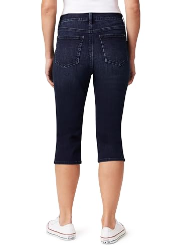 WallFlower Women's Fearless Curvy 17.5" Capri Super High-Rise Insta Vintage Juniors Jeans3