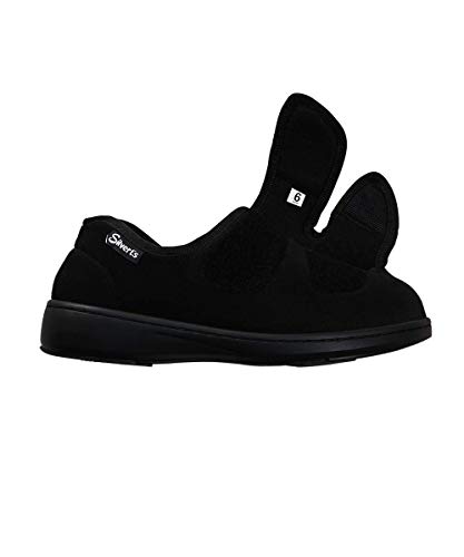 Silvert's Adaptive Clothing & Footwear Women’s Stretchable Comfort Hugster Shoes or Slippers for Seniors2