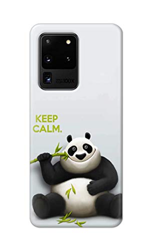 Image of PRINTFIDAA� Printed Hard Back Cover Case for Samsung Galaxy S20 Ultra 4G | Samsung S20 Ultra 5G Back Cover (Cartoon Panda) -2808