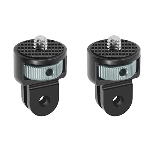 TONAUP Aluminium 1/4 Zoll Kamera Halterung Adapter Drehbar Stativ Gewinde Adapter für GoPro, Sony, Xiaomi oder Andere Aktion Kamaras Cover