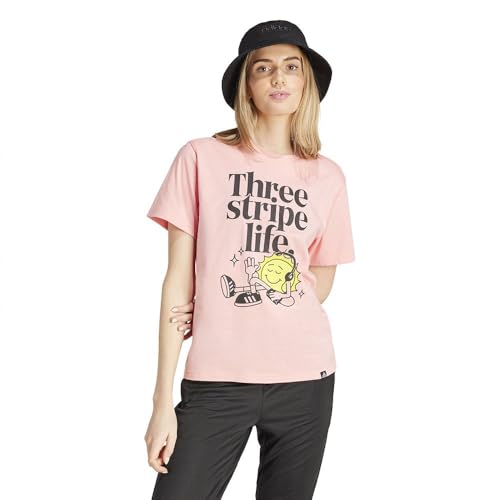 adidas Women's Three Stripes Life Graphic Tshirt Short Sleeve Graphic Tee (Pack of 1) - Image 5