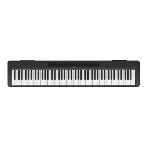 Piano Digital P 145B Preto 88 Teclas Sensitivas Com Fonte e Pedal Yamaha