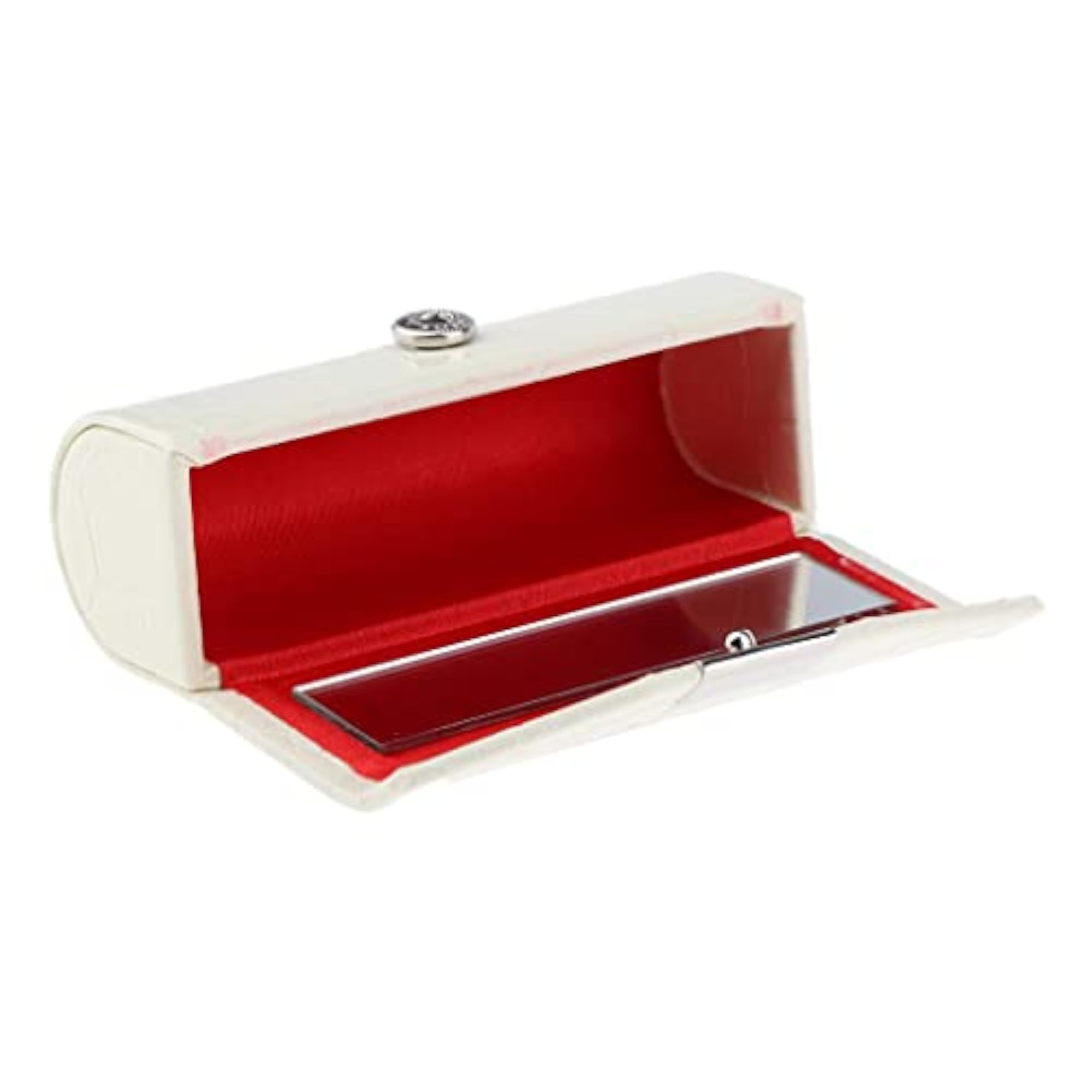 3x Lipstick Case, Rose Red and White