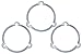 Volante Steering Wheel Horn Contact-Shim Kit (3) compatible with 1967-1982 Chevy Corvette | STC1010