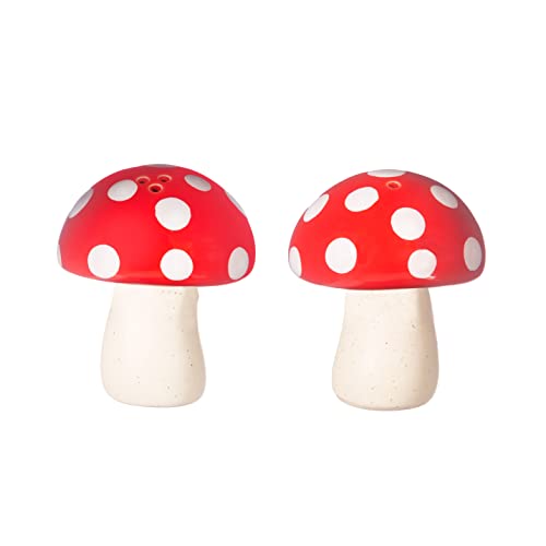 Sass & Belle Salière et Poivrière Rouge en Grès - Cottage Garden