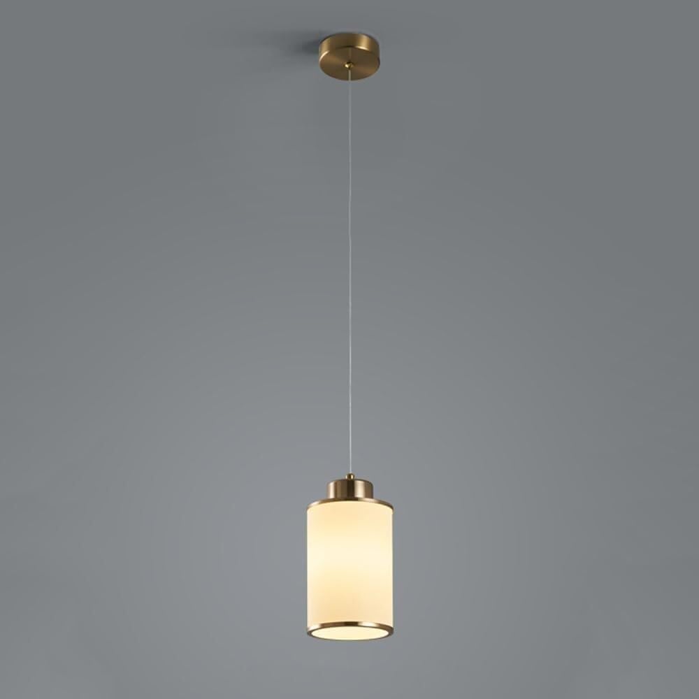 Suspension laiton antique et verre pour luminaire d ilot de cuisine