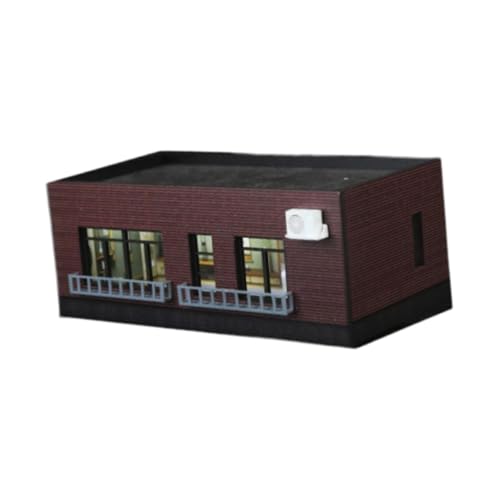 Maquette de maison HO 1/64 décor micro diorama modélisme B