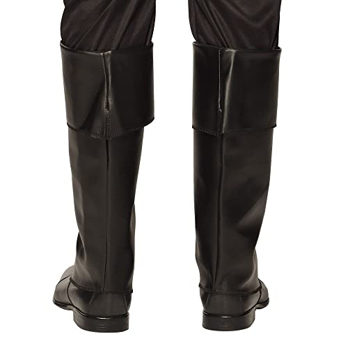 Boland 81996 - Beenkappen zwart, overlaarzen, imitatieleer, piraat, musketier, bandiet, rover, carnaval, halloween, themafeest, mottofeest, vermomming, theater - Image 3