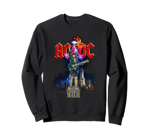 Photo de Officiel AC/DC Angus Young NYC Foudre Rock Musique Sweatshirt