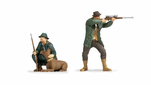Figurines Chasseurs G peintes à la main pour animer vos maquettes de chasse
