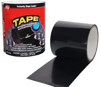 PICKNGRAB Strong Rubberized Heavy DutySuper Waterproof Tape Strong Adhesive Waterproof Sealant Tape Instantly Stops Leakage Repair Waterproof Tape For Pipe Magic Leakage Water Leakage Duct Tape