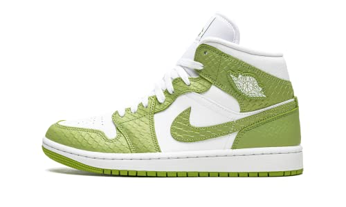 Jordan Womens Wmns Air 1 Mid SE DV2959 113 Green Python - Size 6.5W