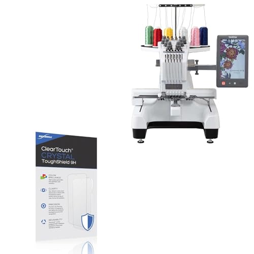 BoxWave Screen Protector Compatible with Brother Entrepreneur W PR680W - ClearTouch Crystal ToughShield 9H (2-Pack), Clear 9H Tough Flexible Film Screen Protector