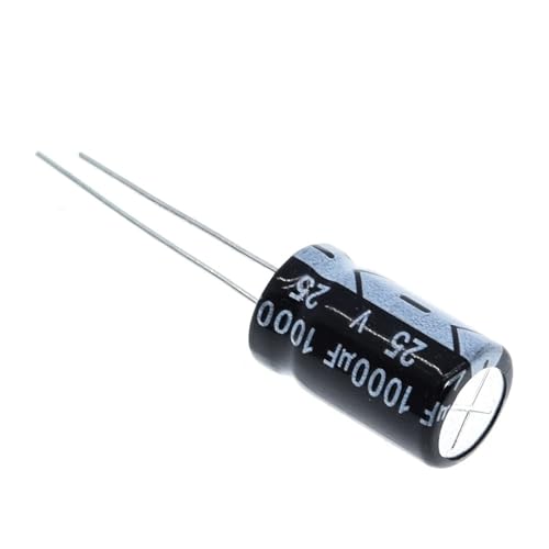 Condensateur électrolytique 25V 1000uF à faible ESR, filtrage de courant stable et fluide