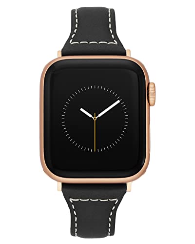 Bracelet de rechange Anne Klein pour Apple Watch en cuir haut de gamme